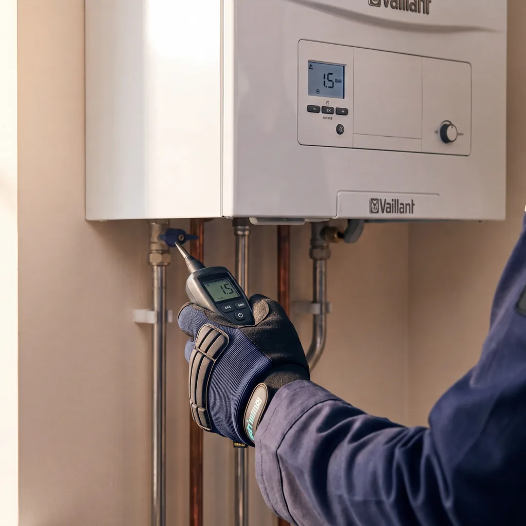 A new boiler being fitted by a Gas Safe registered engineer in Oldbury